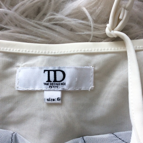 NWOT ASOS True Decadence Petite Sheer Bodysuit - Picture 8 of 9